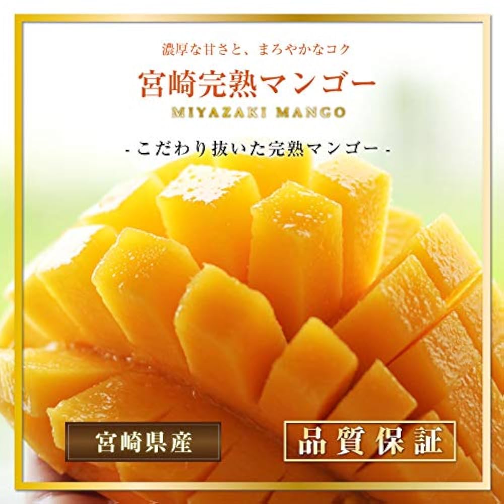 Amazon.co.jp: [最短順次発送] 宮崎完熟マンゴー 2Lサイズ 大玉